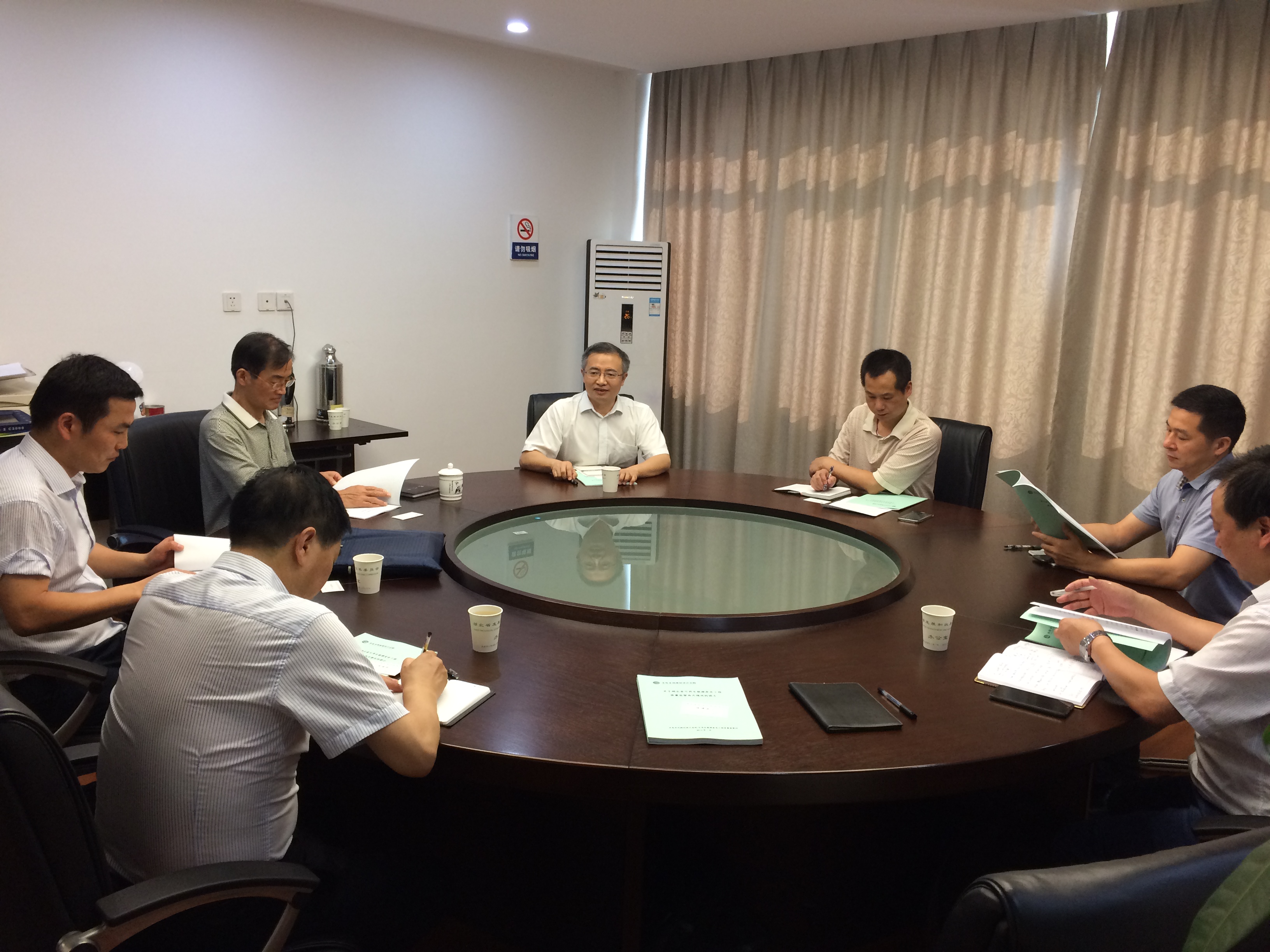 与湖北省能源局座谈